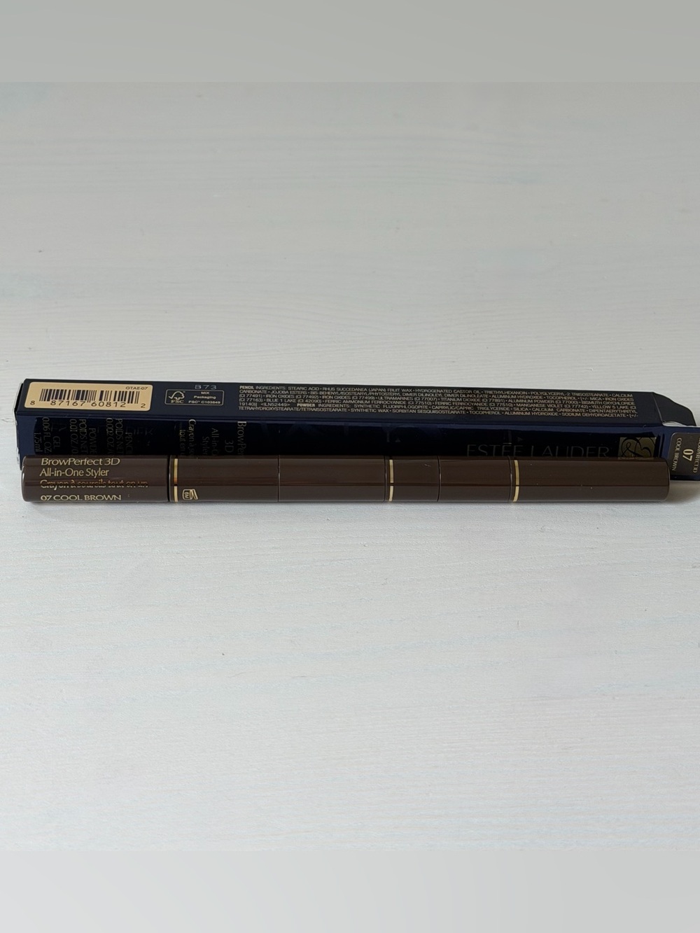 BRAND NEW IN BOX Estée Lauder BrowPerfect 3D All-in-One Styler - 07 Cool Brown
